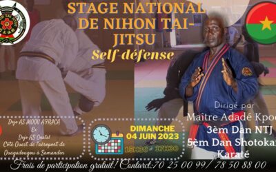 Stage National Nihon Tai Jitsu Self défense