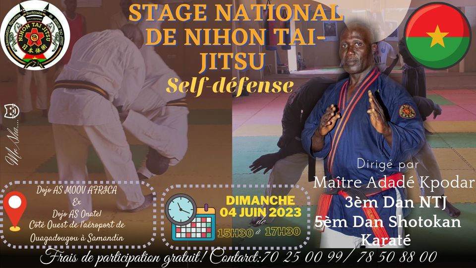 Stage National Nihon Tai Jitsu Self défense
